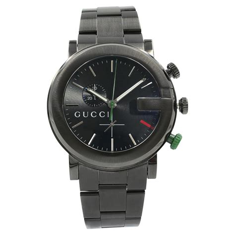 gucci orologio uomo nero|GUCCI: Orologio uomo .